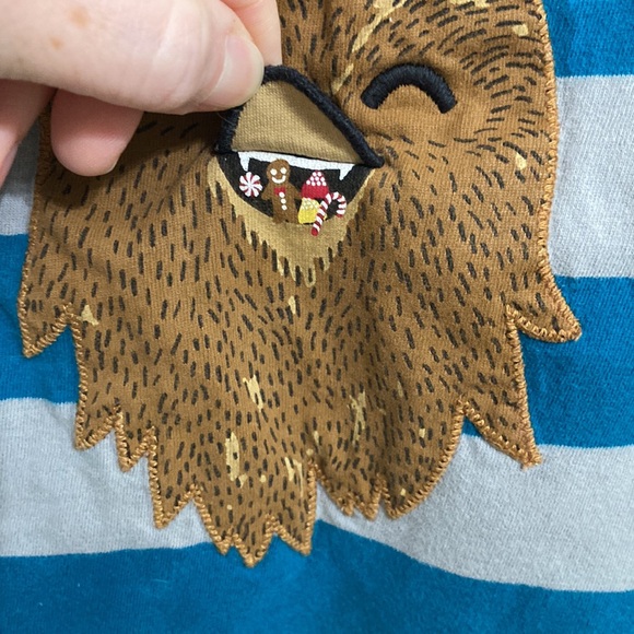 Hanna Andersson Star Wars Chewy Chewbacca Striped Long Sleeve T-Shirt Unisex 2T - Picture 4 of 8